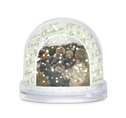 Snow Globe w/ Personalized Photo & Text